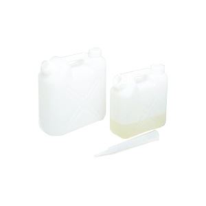 (まとめ)平角缶A-10(2口タイプ)10L(ノズル有) 【×5セット】