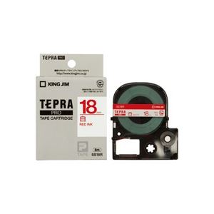 ポイント10倍 Cyberbay 業務用30セット キングジム ディズニー テプラproテープ 嵐 Arashi ラベルライター用テープ 幅 18mm Ss18r 白に赤文字 サイバーベイ テプラテープカートリッジ シール印刷 ラベルプリンター用テープ