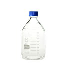 【柴田科学】ねじ口びん セーフティコート 青キャップ付 2L 017280-2000