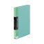 （まとめ） キングジム クリアファイル カラーベースW A4タテ 40ポケット 背幅24mm 緑 132CW 1冊 【×4セット】