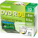 Maxell データ用 DVD-R DL 8.5GB 8倍速 CPRM対応 10枚 Pケースインクジェット対応(ホワイト) DRD85WPE.10S