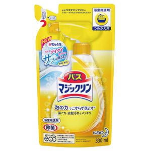 (まとめ) 花王 バスマジックリン 泡立ちスプレー つめかえ用 330ml 1個 【×20セット】