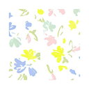 (まとめ) シモジマ 包装紙 2302300 ペールフラワー 100枚入 【×2セット】