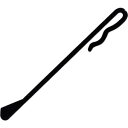 (まとめ) サンナップ クリップマドラー 95mm ブラック MDC-100BK 1パック(100本) 【×20セット】