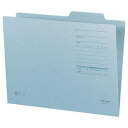 (まとめ) コクヨ 個別フォルダー(カラー・Fタイプ) A4 青 A4-IFF-BX10 1パック(10冊) 【×5セット】
