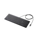 エレコム 有線コンパクトキーボード/パンタグラフ式/薄型/ブラック TK-FCP097BK(2)