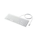 エレコム 有線コンパクトキーボード/パンタグラフ式/薄型/ホワイト TK-FCP097WH(2)
