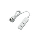 (まとめ)エレコム 電源タップ T-S02-2420WH【×5セット】(2)