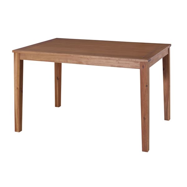 木製ダイニングテーブル/リビングテーブル  アカシア材オイル仕上げ 『アルンダ』