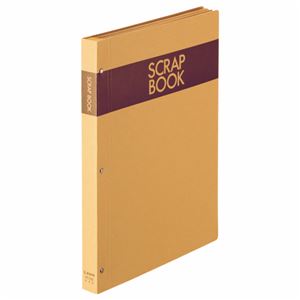 (まとめ) ライオン事務器 スクラップブック A4タテ クラフト台紙28枚付 背幅25mm No.550 1冊 【×20セット】 1