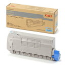 (まとめ) 【純正品】 OKI TC-C4CC2 トナーカートリッジ シアン 大 【×3セット】(2)