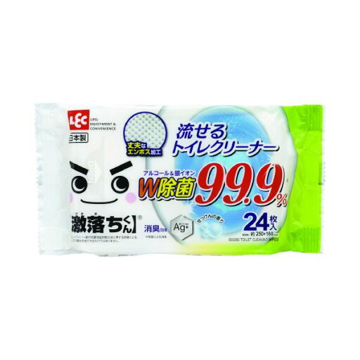 (まとめ) レック GN流せる除菌トイレクリーナー 24枚 【×20セット】 (まとめ) レック GN流せる除菌トイレクリーナー 24枚 【×20セット】