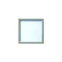 〔 角額 〕正方形額 200角 200×200mm シルバー 壁掛けひも アクリル付き フレーム 額縁 額