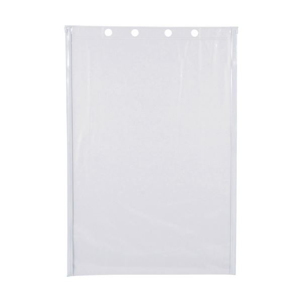 (まとめ) シンワ測定 クリアケースA2縦ファスナー付 78198 1個 【×10セット】