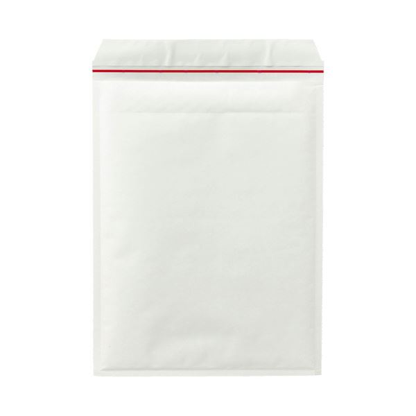 (まとめ)TANOSEE クッション封筒 A4ワイド用 内寸260×350mm 白 1ケース(50枚) 【×3セット】