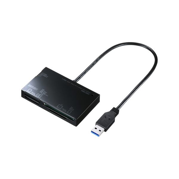 サンワサプライ USB3.0カードリーダー ADR-3ML35BK ブラック