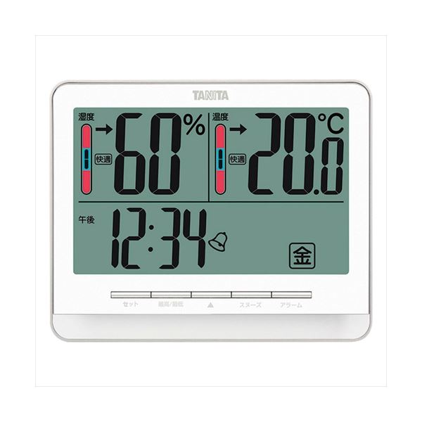 タニタ デジタル温湿度計 ホワイト K20611315