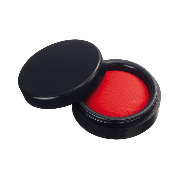 (まとめ) TANOSEE 速乾朱肉 30号直径33mm 1個 【×10セット】