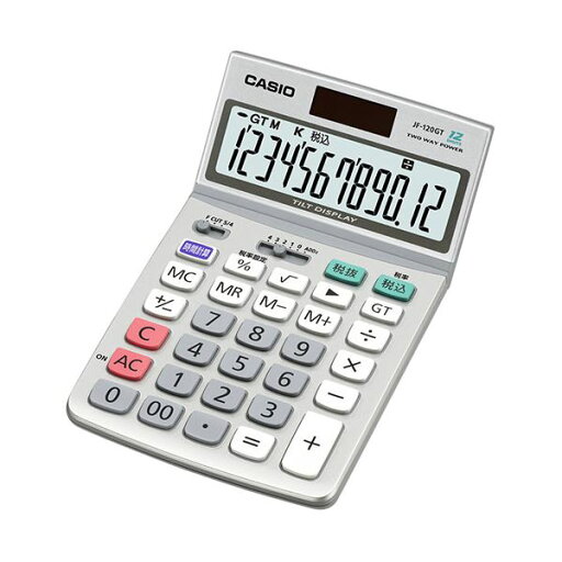 カシオ計算機 CASIO グリーン購入法適合電卓 ジャストタイプ12桁 JF-120GT-N カシオ計算機 CASIO グリーン購入法適合電卓 ジャストタイプ12桁 JF-120GT-N