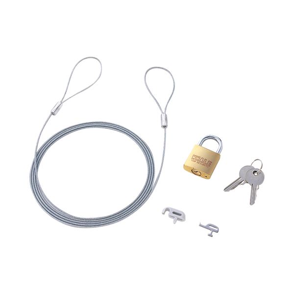 (まとめ) サンワサプライパソコン&マウスセキュリティ SL-21K 1パック 【×10セット】