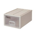 (まとめ) 天馬 Fits フィッツケース S W330×D470×H215mm カプチーノ 1個 【×3セット】