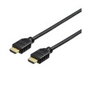 (まとめ) バッファロー イーサネット対応 HIGHSPEED HDMIケーブル ベーシックモデル ブラック 5.0m BSHD2N50BK 1本 【×5セット】(2)