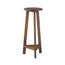 プランタースタンド フラワースタンド 幅28×奥行28×高さ65cm Mサイズ 木製 プランターベース 完成品 リビング インテリア家具(4)