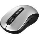 バッファロー(サプライ) 無線 5ボタン BlueLEDマウス シルバー BSMBW310SV