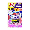 (まとめ) 小林製薬 ブルーレット スタンピー 除菌効果プラス つけ替用 リラックスアロマ 1パック(3本) 【×20セット】(3)