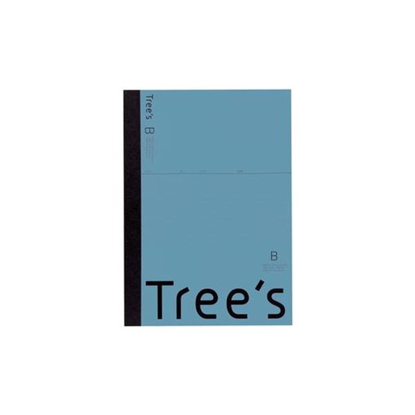 （まとめ）キョクトウ・アソシエイツ Trees A4 B罫 40枚 ブルーグレー【×50セット】