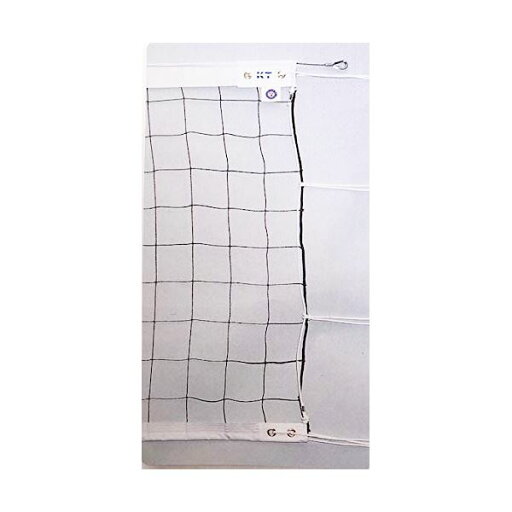 KTネット 上下テープ付き 6人制バレーネット 日本製 【サイズ:巾100cm×長さ9.5×網目10cm】 KT6131 KTネット 上下テープ付き 6人制バレーネット 日本製 【サイズ:巾100cm×長さ9.5×網目10cm】 KT6131