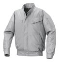 KU92000 空調服 R ポリエステル製 エンボスプリント 服のみ グレー×グレーエンボス 5L(4)