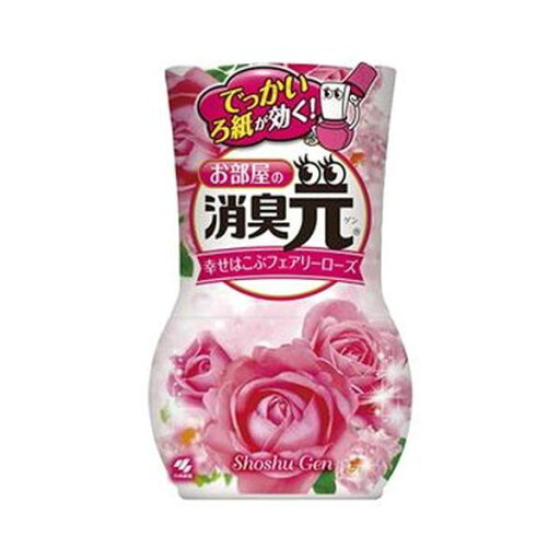 (まとめ)小林製薬 お部屋の消臭元幸せはこぶフェアリーローズ 400ml 1セット(3個)【×10セット】 (まとめ)小林製薬 お部屋の消臭元幸せはこぶフェアリーローズ 400ml 1セット(3個)【×10セット】