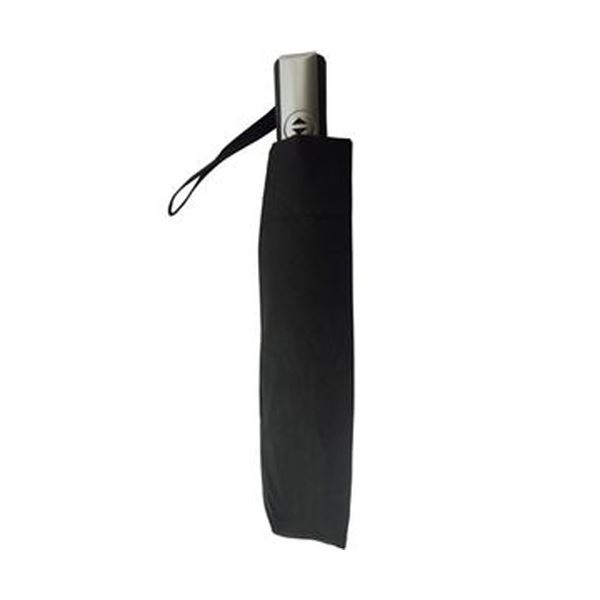(まとめ)伊藤商店 耐風式自動開閉折りたたみ傘65cm ブラック NO.2009 1本【×5セット】