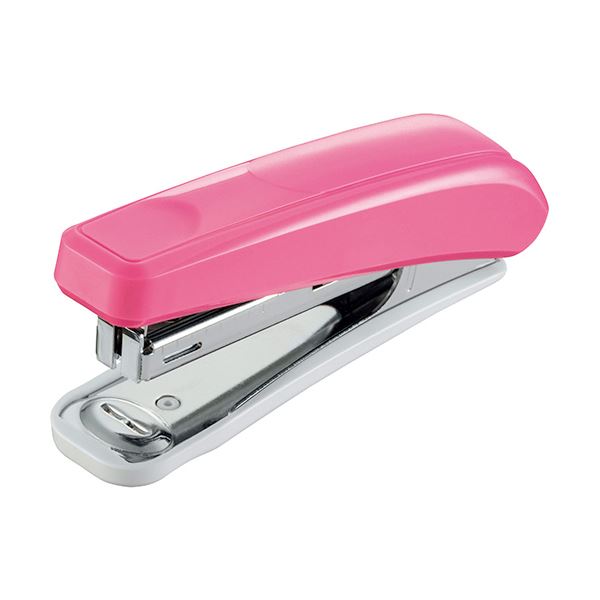 (まとめ) ライオン事務器 ステープラ 楽ホッチ20枚とじ ピンク S-20 1個 【×30セット】