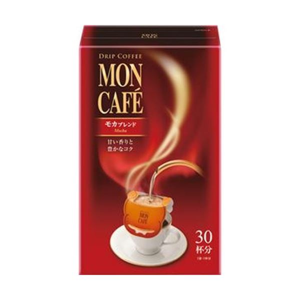 （まとめ）片岡物産 モンカフェ ドリップコーヒーモカブレンド 8g 1セット（60袋：30袋×2箱）【×5セット】【代引不可】