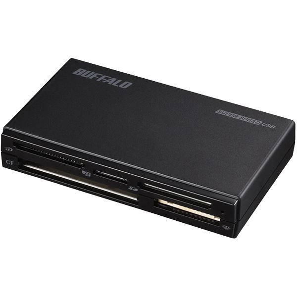 バッファロー(サプライ) USB3.0 マルチカードリーダー ハイエンドモデル ブラック BSCR500U3BK