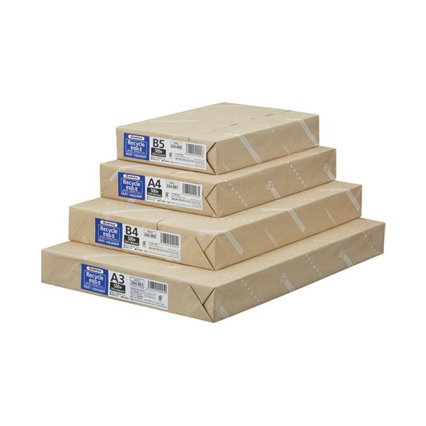 【ポイント10倍】スマートバリュー コピーペーパー R100II A4箱5000枚 A095J