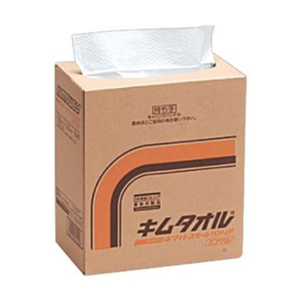 （まとめ）日本製紙 クレシア キムタオル ホワイトスモールポップアップ シングル 61450 1パック（150..