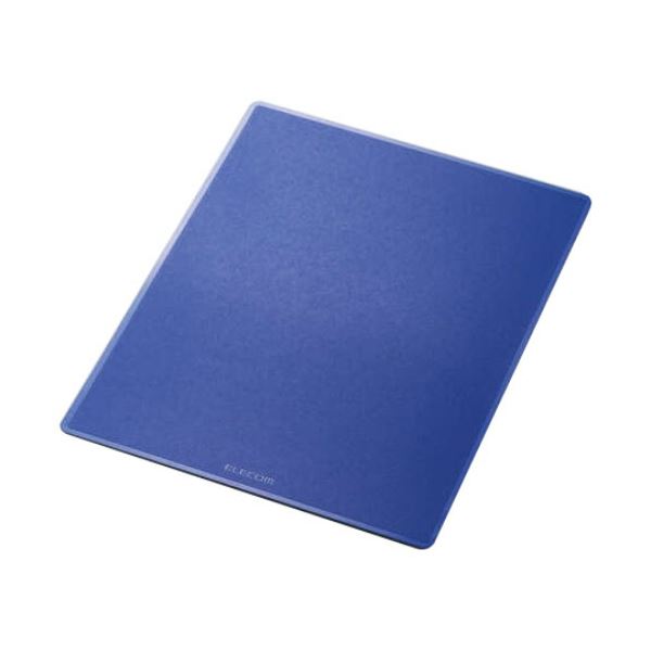 (まとめ) エレコム 抗菌マウスパッド ブルー MP-ABBGBU 1枚 【×3セット】