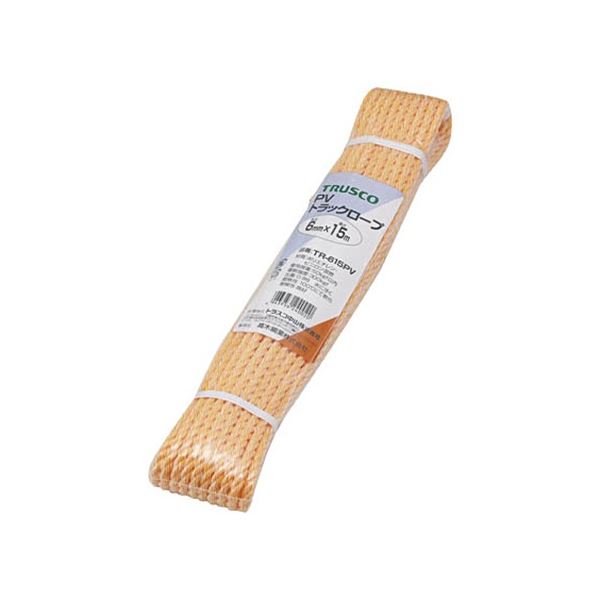 (まとめ) TRUSCO PVトラック 6mm×15m 両端加工 TR-615PV 1個 【×3セット】