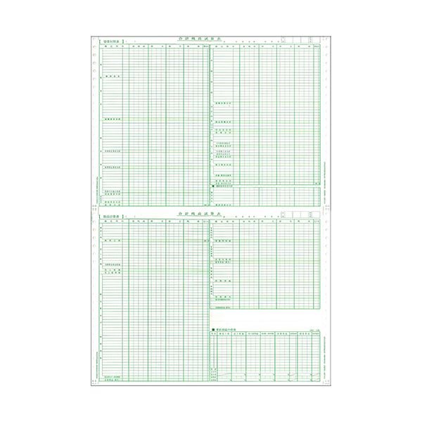 東京ビジネス 合計残高試算表 (建設・科目なし) 平成18年会社法対応 CG1006KBU 1冊(50セット) 【×10セット】