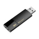 (まとめ) シリコンパワーUSB2.0フラッシュメモリ Ultima U05 64GB ブラック SP064GBUF2U05V1K 1個 【×5セット】