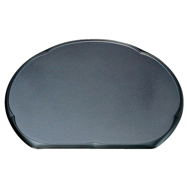 尺3 新梅型半月盆/トレー 【王朝普賢塗SL A】 414×365×11mm 日本製 〔和食 レストラン 居酒屋 店舗 お店〕【代引不可】