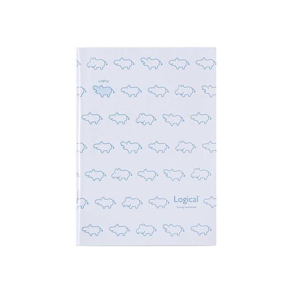 (まとめ) ヒポポシリーズ ノート ブルー A6/B罫/32枚 HPP-A61B-B 【×10セット】