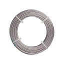 (まとめ) TRUSCO ナイロン被覆ステンレスワイヤロープ 1.5mm×10m CWC-15S10 1巻 【×5セット】(3)