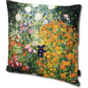 名画 クッションカバー ~ミュージアムアートコレクション~ クリムト 「フラワーガーデン」【クッション別売】