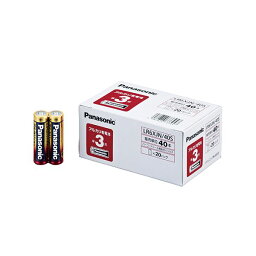 【ポイント10倍】パナソニック アルカリ乾電池 単3形 LR6XJN/40S 1箱（40本）
