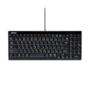 (まとめ)バッファロー USB接続有線スリムキーボード ブラック BSKBU14BK 1台【×2セット】(2)
