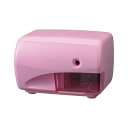 (まとめ) デビカ 電動えんぴつ削り S-02 ピンク【×2セット】